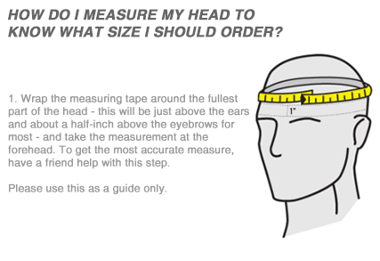Motorcycle Helmet Sizing: Helmet size guide + Helmet size charts –