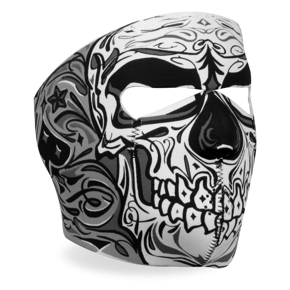 Hot Leathers Fma1027 Sugar Skull Face Mask Leatherup Usa