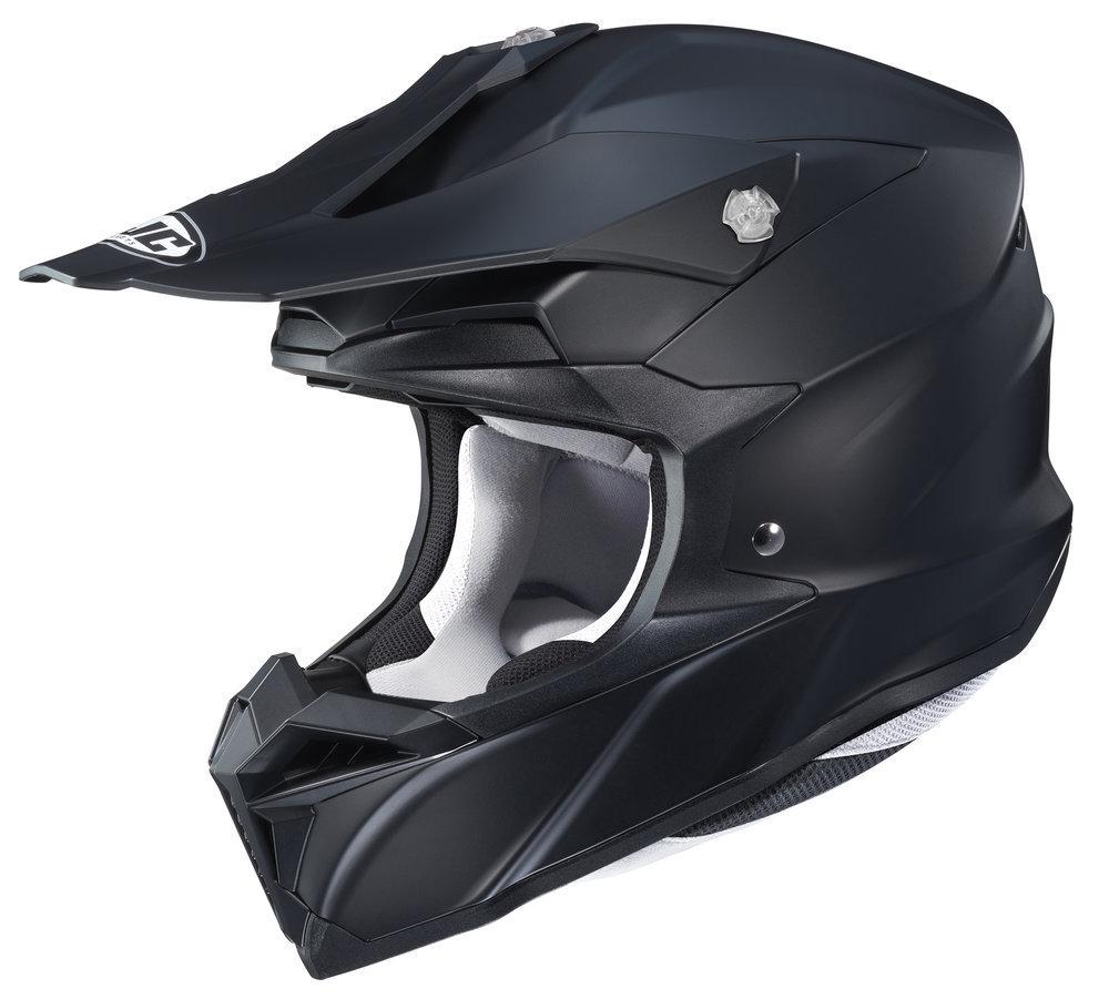 HJC i50 Solid Semi Flat Black Off Road Moto Cross Motorcycle Helmet