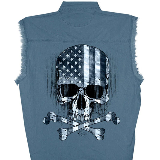 Men's Denim Sleeveless Shirts