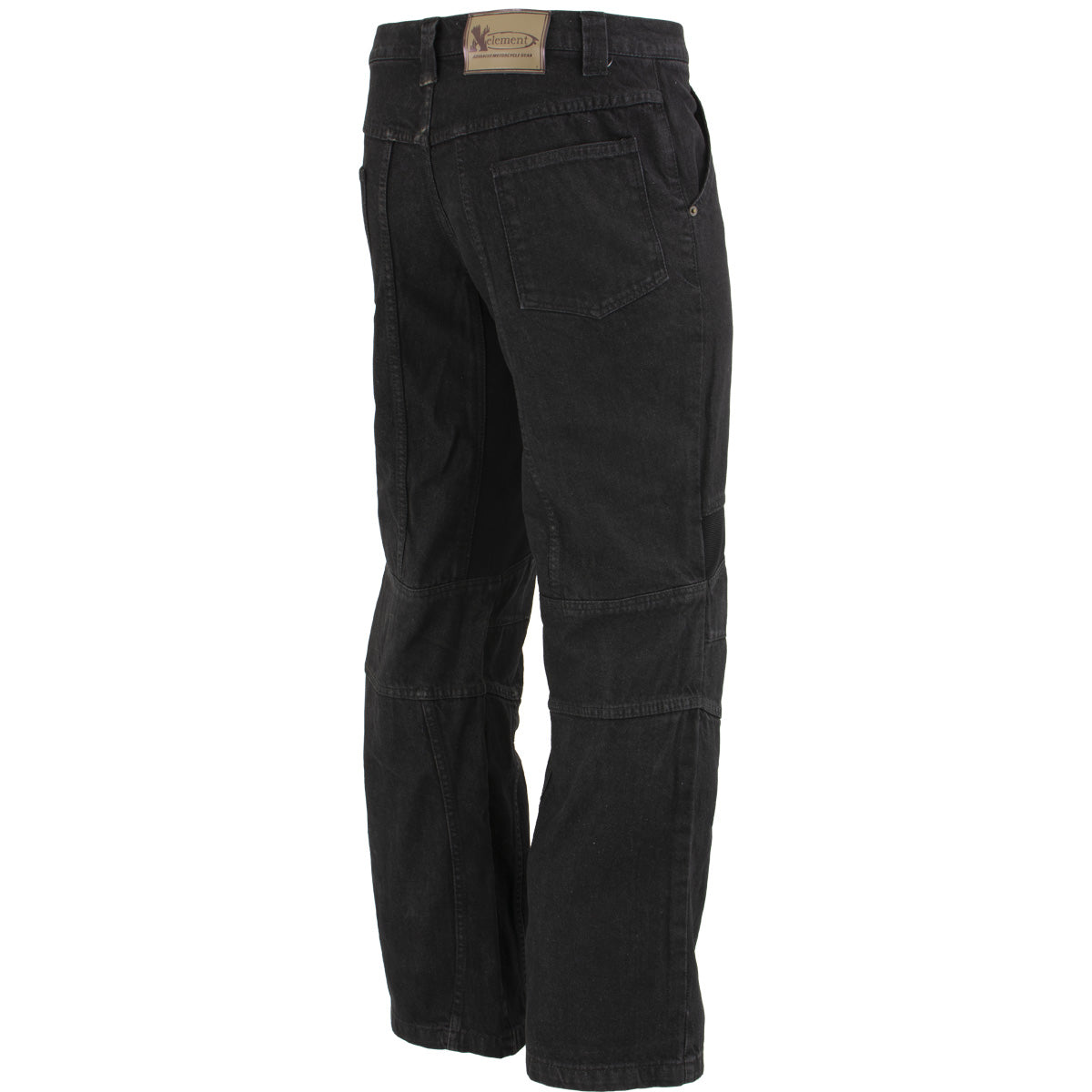 Xelement 055030 Men's Classic Fit Black Denim Motorcycle Racing Pants with  X-Armor Protection