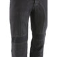 Milwaukee Leather MDM5014 Men's Classic Fit Black Denim Motorcycle Rider Racing Pants w/ CE Armor on Knees