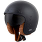 Close Out Scorpion Belfast Matte Black Open Face Motorcycle Helmet -75-1610L