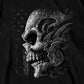 Hot Leathers GMS1547 Men's Black SS Tribal Skull Printed T-Shirt