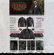 Milwaukee Leather LKM1711TALL Men's Black Tall-Sizes Side Lace Police Style Leather Jacket