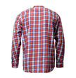 Milwaukee Leather MNG11670 Men's Red, Blue and White Long Sleeve Cotton Flannel Shirt