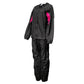 Milwaukee Leather MPL9607 Women's Black and Fuchsia Water Resistant Rain Suit w/ Reflective Material and Hoodie