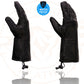 Milwaukee Leather SH294 Men's Black Leather Waterproof Gauntlet Gloves with Stretch Knuckles