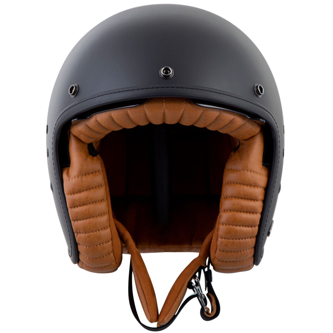 Close Out Scorpion Belfast Matte Black Open Face Motorcycle Helmet -75-1610L