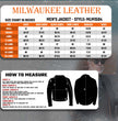 Milwaukee Leather MLM1504 Men's Black ‘The Skelly Racer’ Premium Moto Leather Jacket