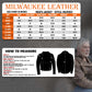 Milwaukee Leather MLM1511 Men's 'Vagabond' Vintage Crazy Horse' Brown Leather Jacket w/ Removable Hoodie