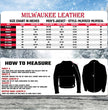 Milwaukee Leather Heated Jacket for Men's All Seasons Black Cool-Tec Leather - Motorcycle Vented Jackets MLM1514SET