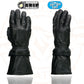 Milwaukee Leather Men's Gauntlet Motorcycle Hand Gloves-Removeable Zip-Off-Long Cuff Thermal Lined Gel Palm-SH710