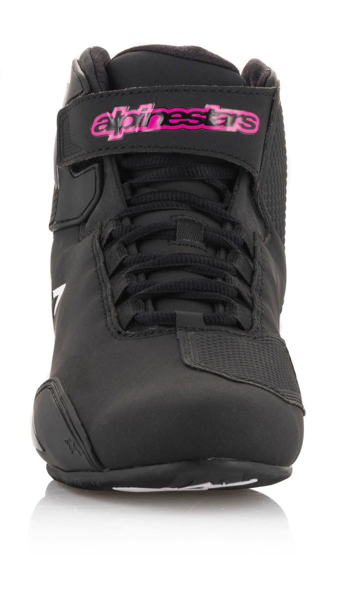 Alpinestars Women’s Stella Sektor Black and Fuchsia Riding Shoes