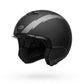 Close Out Bell Broozer ‘Full Face. Open Face. In Your Face’ 2 in 1 Motorcycle Arc Matte Black with Gray Helmet Size Small