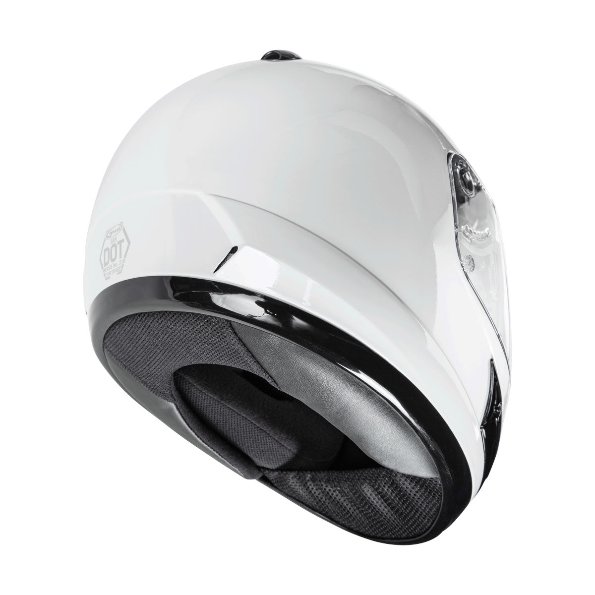 Close Out GMax 72-5731 GM-38 Full-Face White Motorcycle Helmet