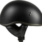 Highway 21.357 Solid Matte Black Half Helmet