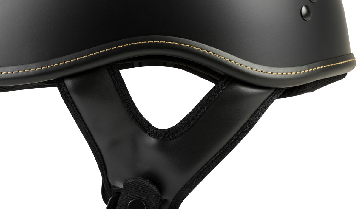 Highway 21.357 Solid Matte Black Half Helmet