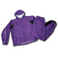 Milwaukee Leather MPL9607 Women's Purple Water Resistant Rain Suit w/ Reflective Material and Hoodie