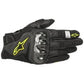 Alpinestars Men’s SMX-1 Air v2 Black and Fluorescent Yellow Gloves