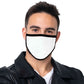 Milwaukee Leather MP7924FM 'White with Black Trim' USA Made 100 % Cotton Protective Face Mask