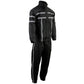 NexGen SH2331 Men's Black Water Resistant Rain Suit with Reflective Tape