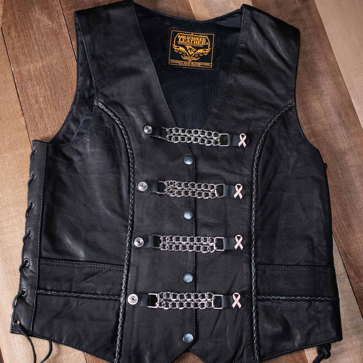 Biker Chick Vest and Vest Extenders Bundle