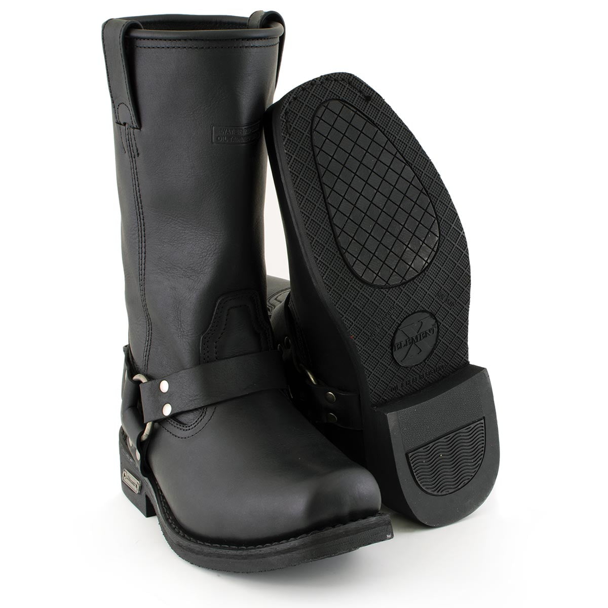 Black mens motorcycle boots online