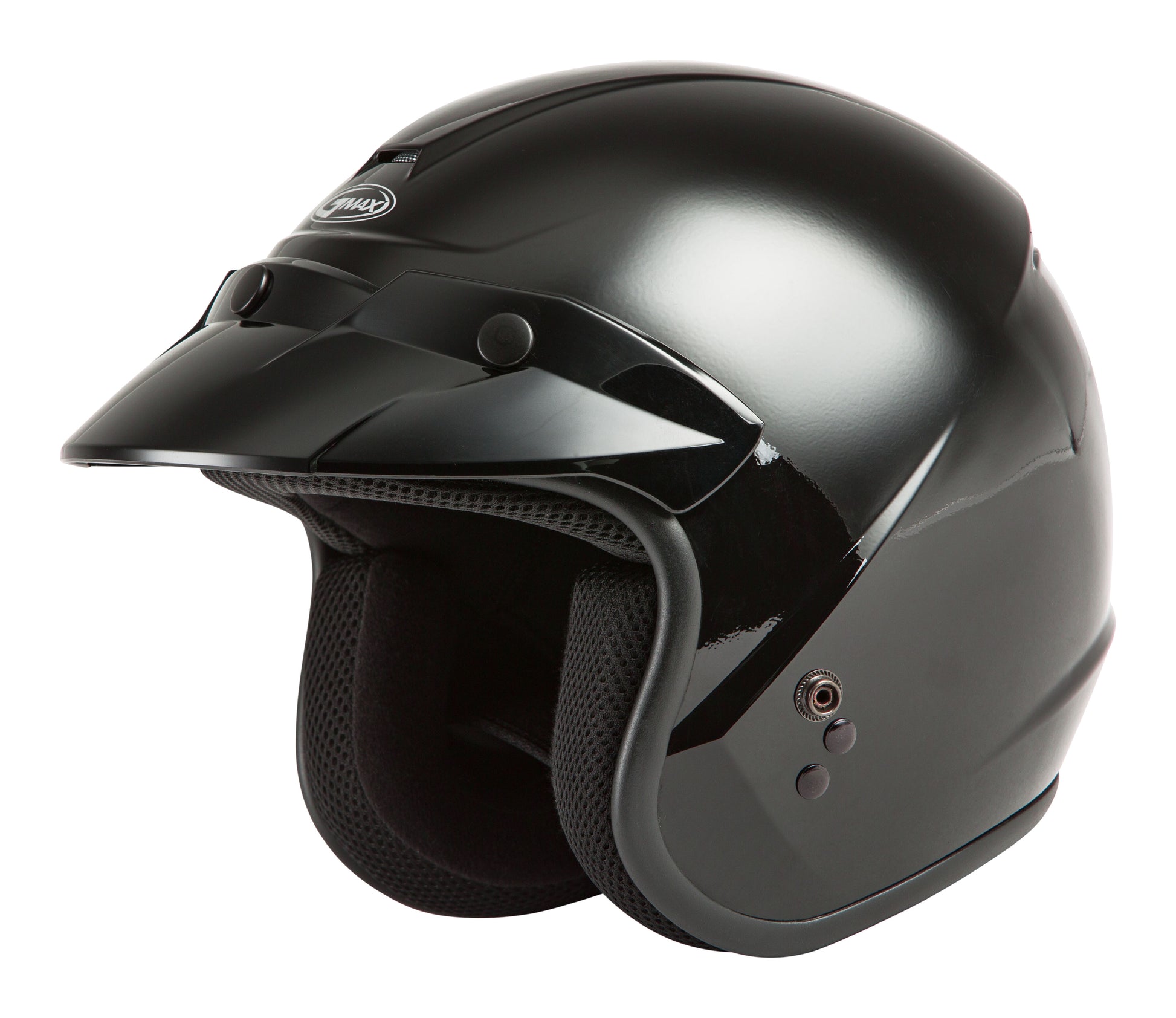 GMax 72-5361 OF-2 Open-Face Helmet Black