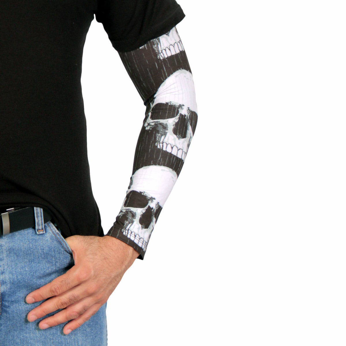 Hot Leathers ARM1001 2nd Amendment Skull Arm Sleeve