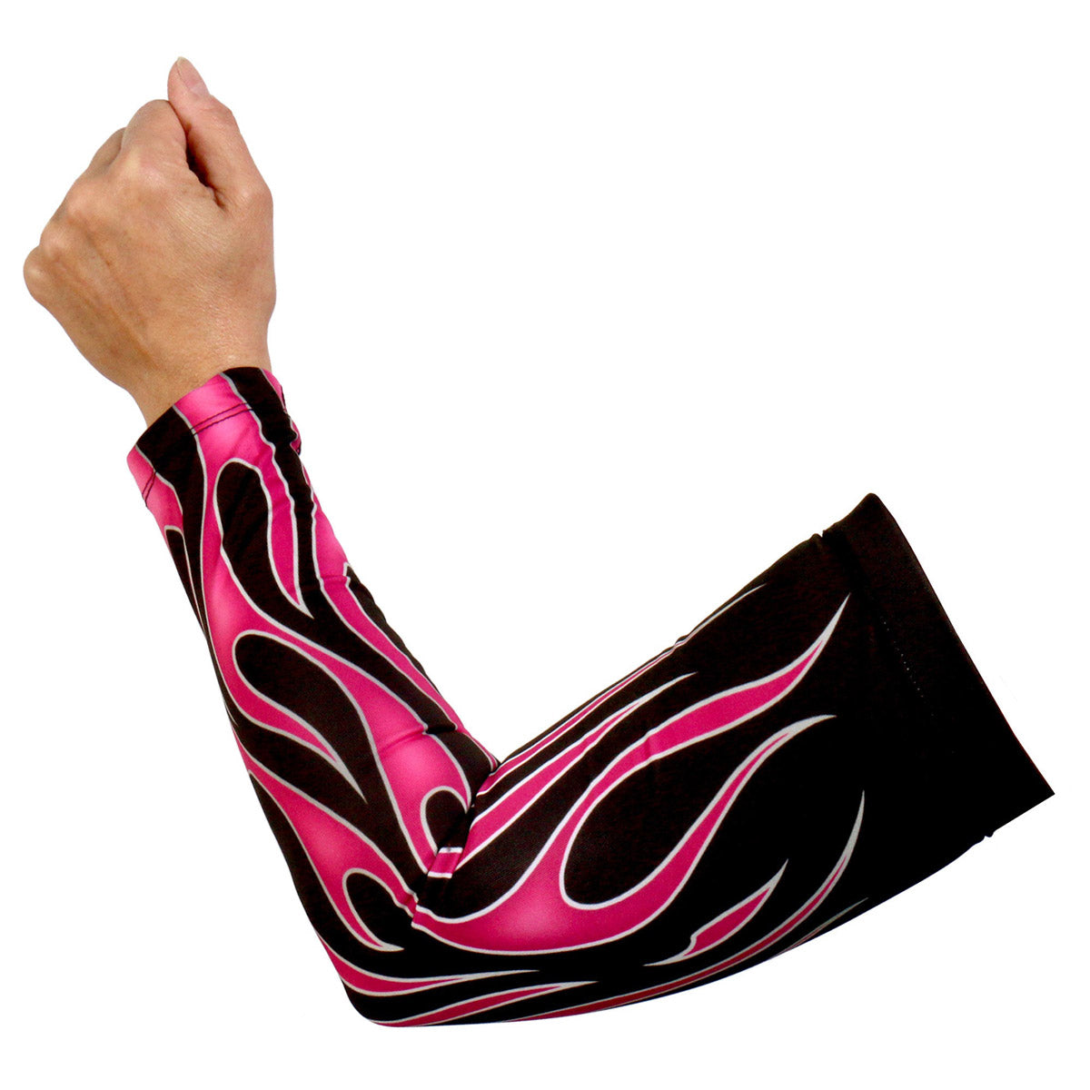 Hot Leathers ARM1008 Flames Pink Arm Sleeve