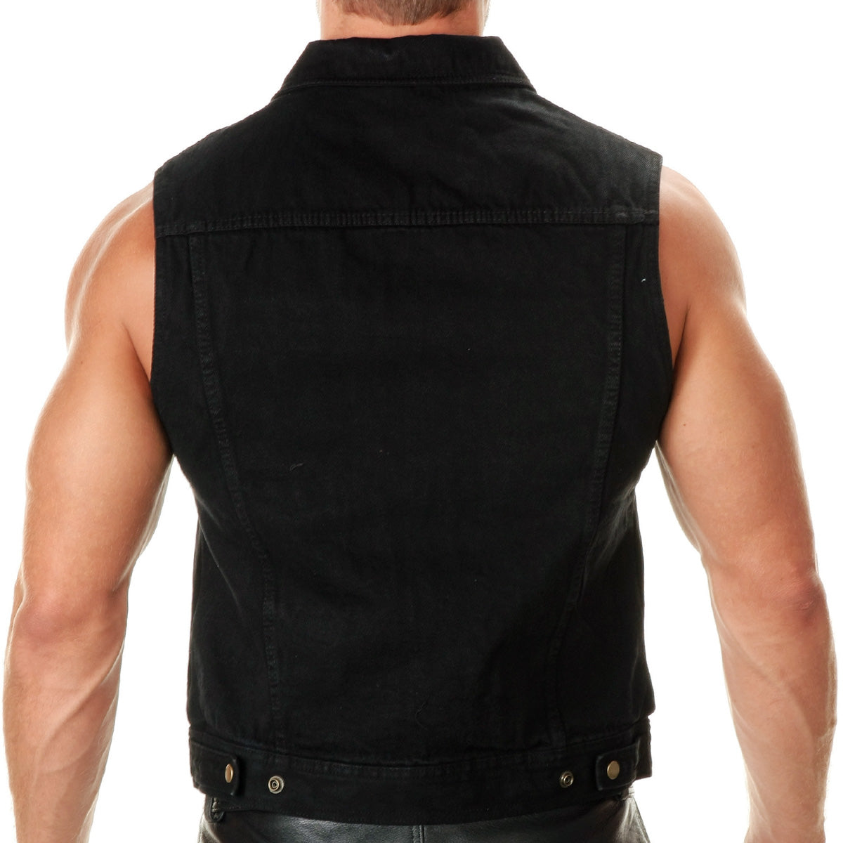 Concealed Carry Denim MC Club & Biker Motorcycle Premium Black Denim Vest |  eBay