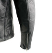 Xelement B7100 Men's 'Classic' Black TOP GRADE Leather Motorcycle Biker Jacket