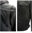 Xelement B91033 Men's 'Requiem' Black Mesh Jacket with X-Armor and Removable Hoodie