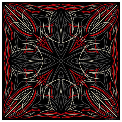 Hot Leathers BAB1074 Pinstripe Bandana