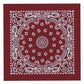 Hot Leathers BAP1011 Classic Burgundy Paisley Bandana