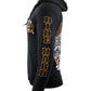 Biker Clothing Co. BCC118003 Men's Black 'Ride Hard-Play Hard' Motorcycle Hoodie