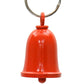 Milwaukee Leather MLB9171 Orange Motorcycle Good Luck Bell w/ Key Ring-Key Chain Accessory for Bikers