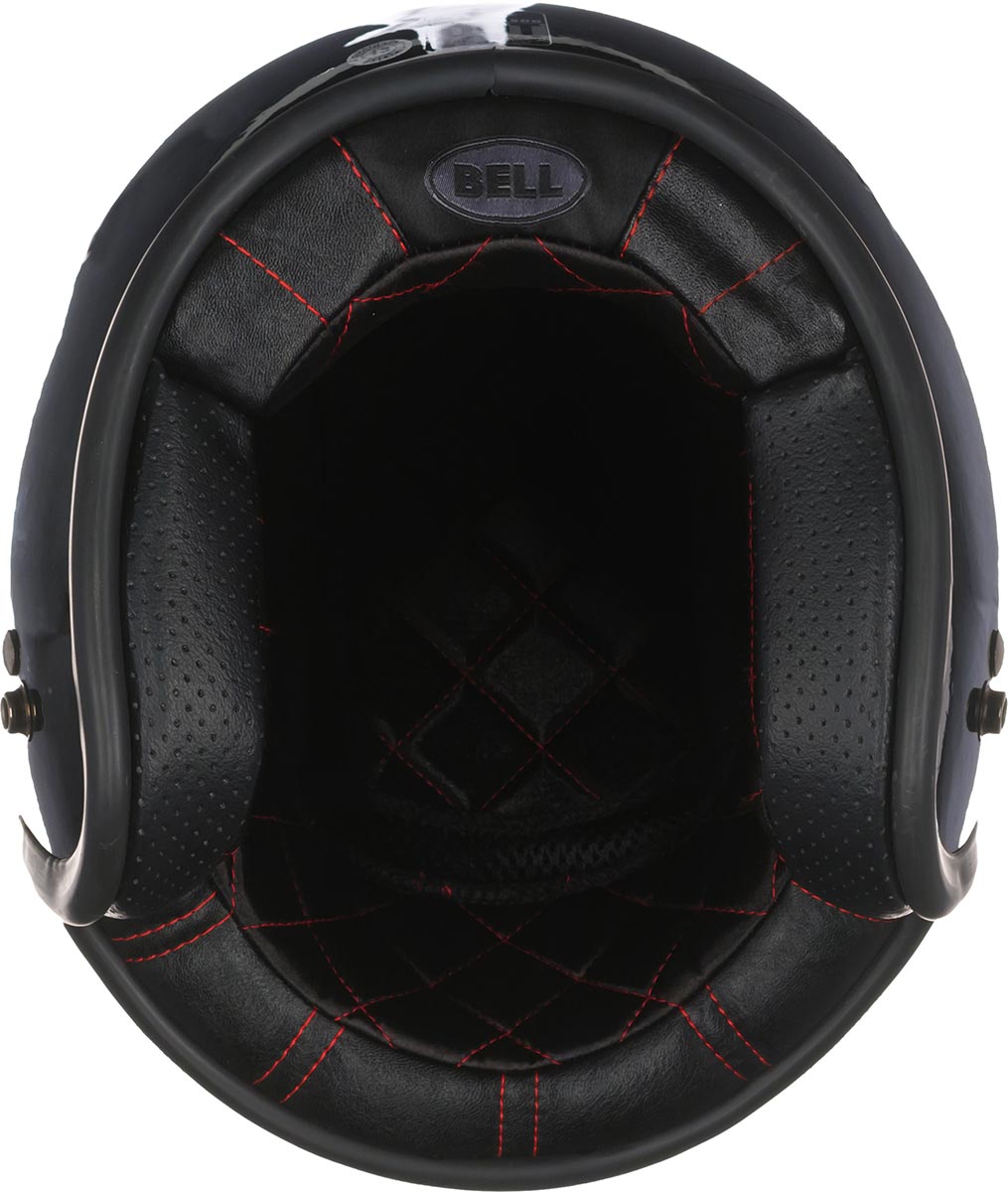 Bell Custom 500 Solid Black Open Face Helmet