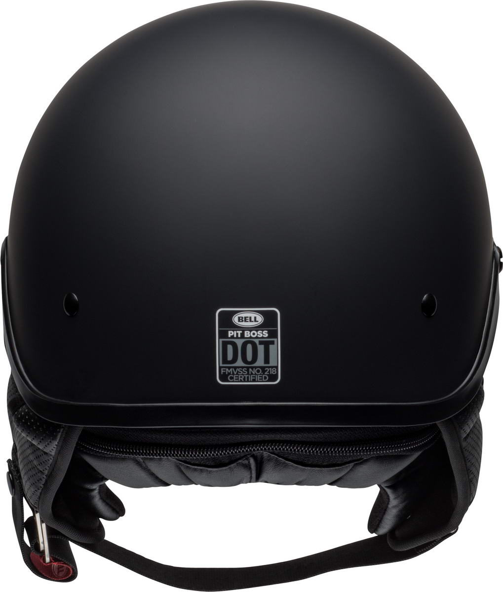 Bell Pit Boss Matte Black Half Helmet