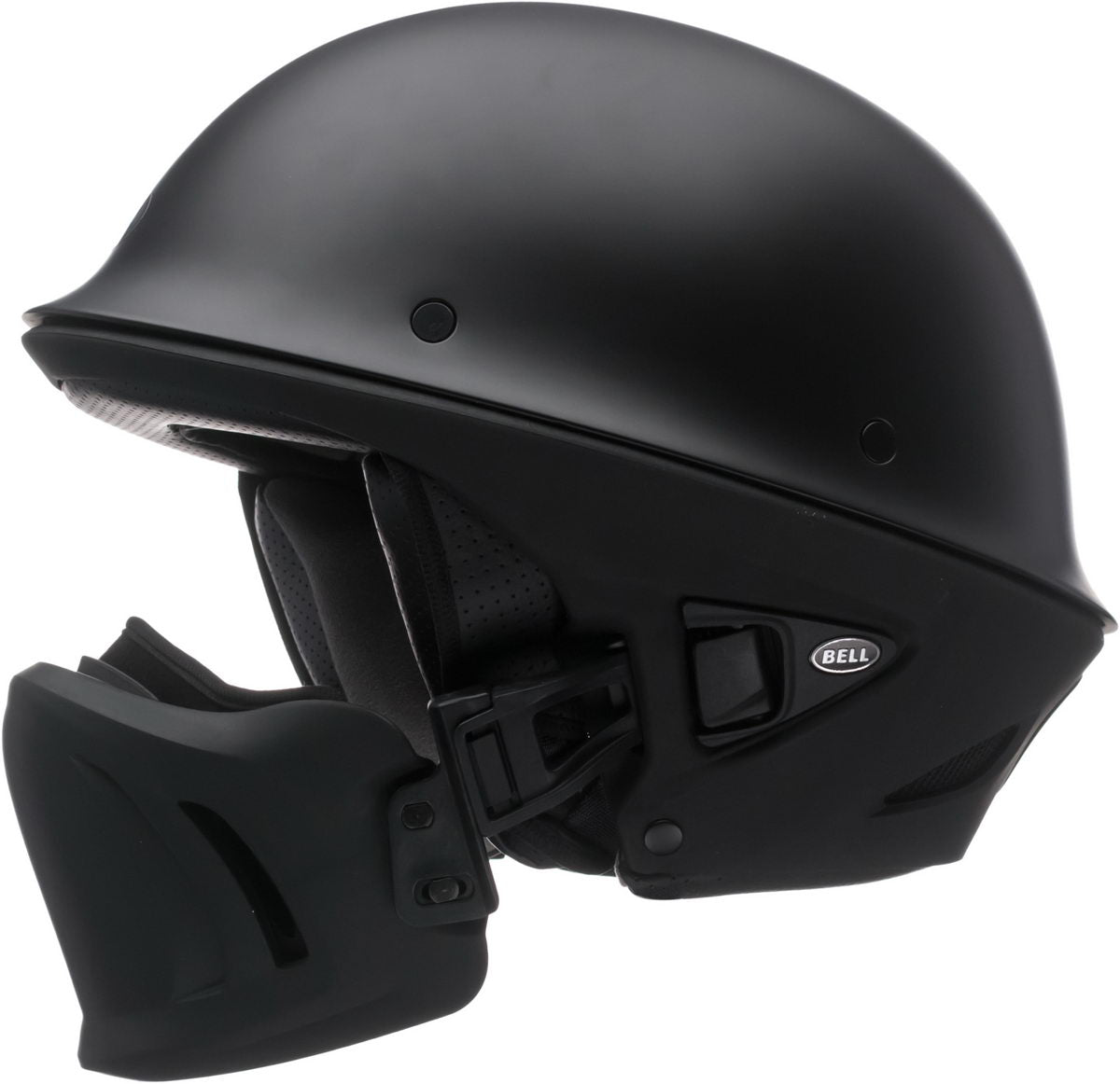 Close Out Bell Rogue 'Built Bell Tough. Innovative Muzzle' Matte Black Half Helmet Size Small