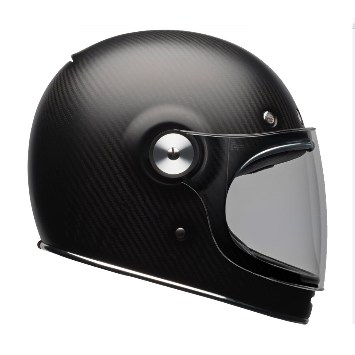 Close Out Bell Bullitt Modern Classic Matte Black Carbon Full-Face Helmet Size Small