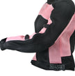 Xelement CF508 Women's Guardian Black and Pink Mesh Protective Motorcycle Rider Jacket w/ CE Armor Protection