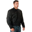 Xelement CF380 Men's 'Devious' Black Mesh Jacket with CE X-Armor Protection