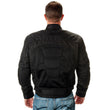 Xelement CF380 Men's 'Devious' Black Mesh Jacket with CE X-Armor Protection