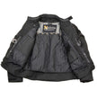 Xelement CF380 Men's 'Devious' Black Mesh Jacket with CE X-Armor Protection