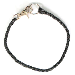 Hot Leathers CWA1046 18" Braided Leather Wallet Chain