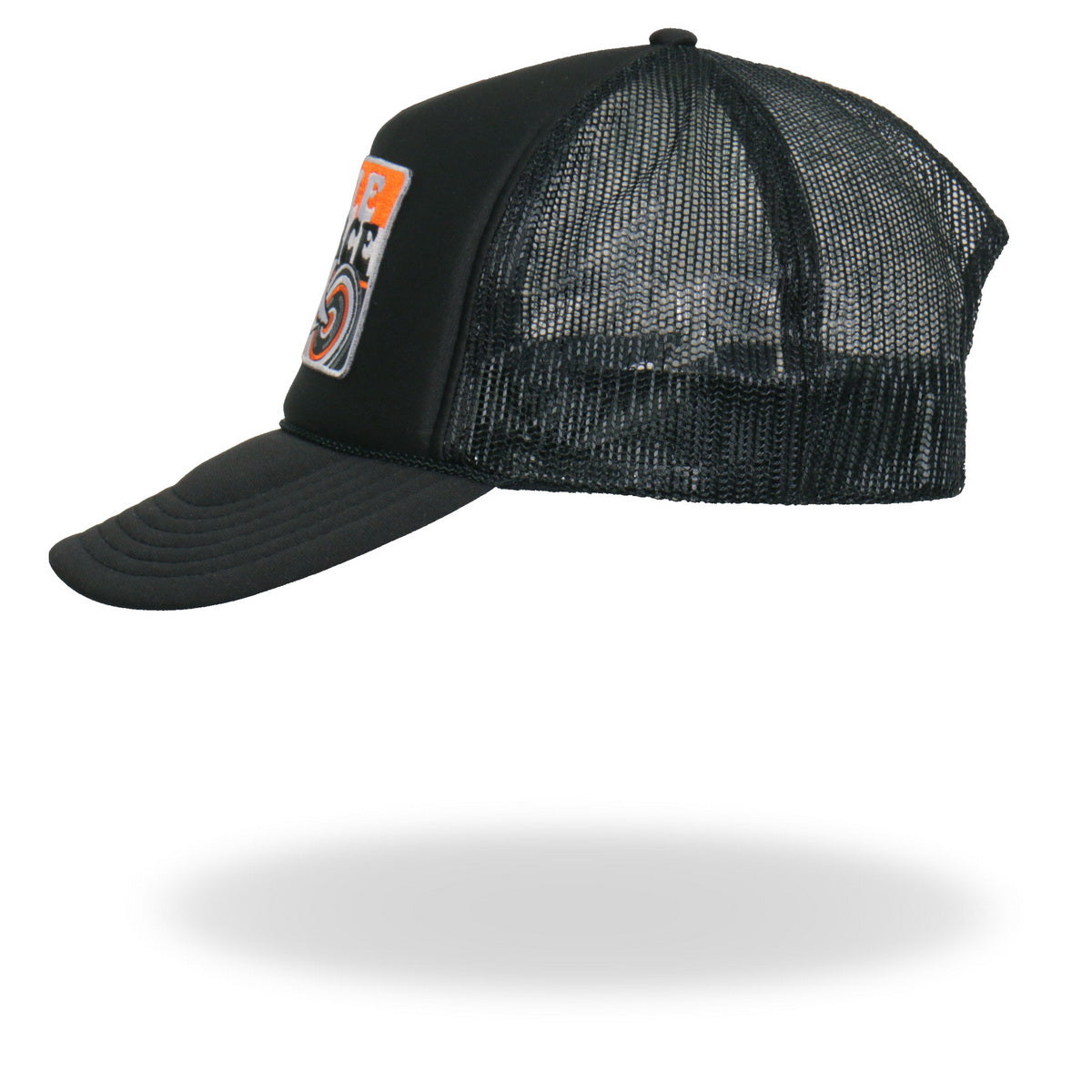 Hot Leathers CYA1003 Official Cycle Source Stripes Retro Wing Wheel Logo Snapback Trucker Hat