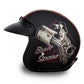 Close Out Daytona Helmets DC6-BFS ‘Cruiser’ Built For Speed Dull Black  ¾ Open Face Helmet