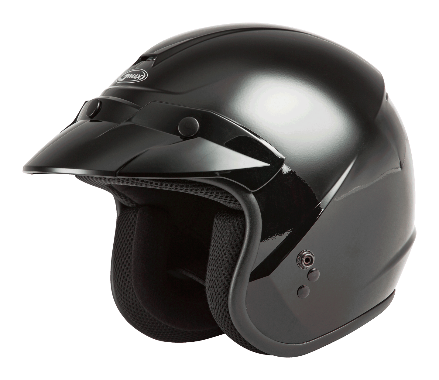 GMax 72-5361 OF-2 Open-Face Helmet Black